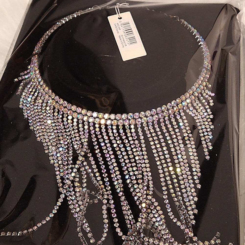 New Karen Choker Rhinestone - Picture 7 of 9